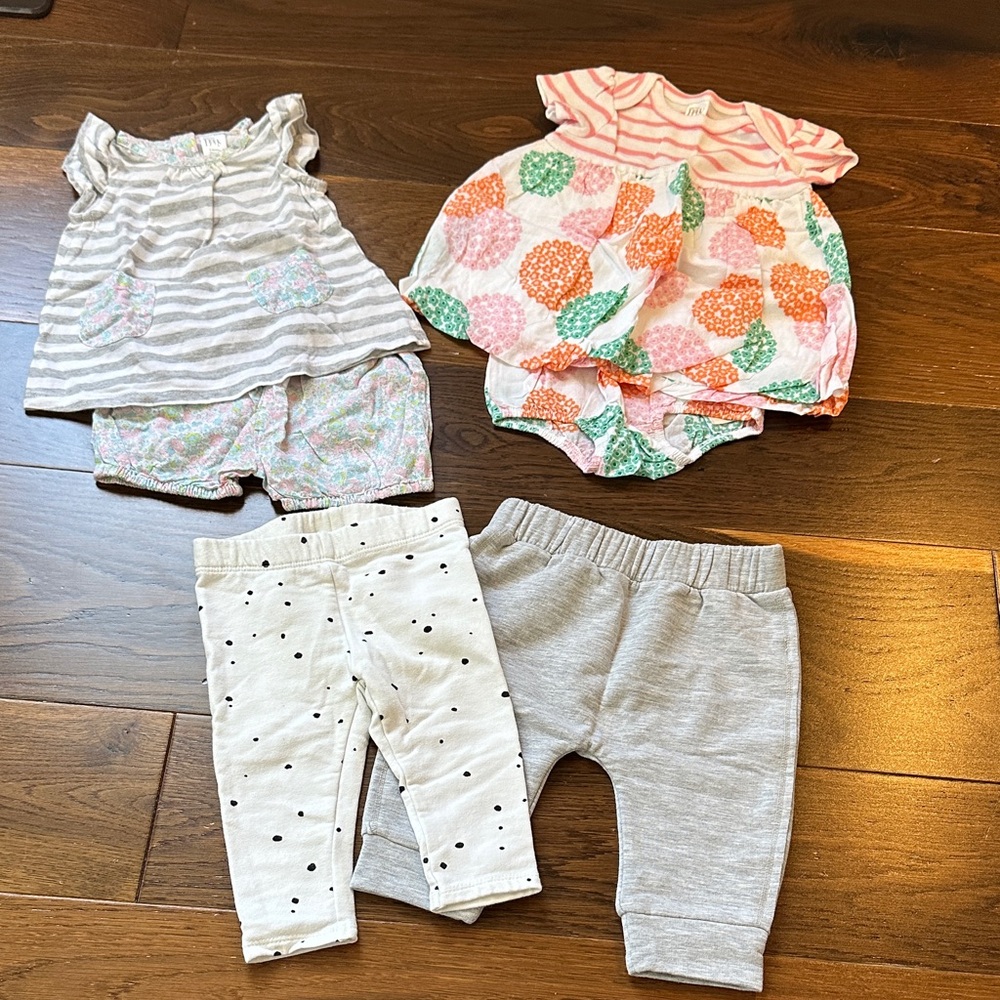 NORDSTROM BABY Baby Girl Clothing Set - Stripes and Floral